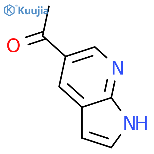 1-{1H-pyrrolo[2,3-b]pyridin-5-yl}ethan-1-one structure