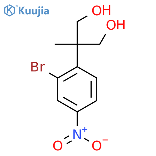 2-(2-Bromo-4-nitrophenyl)-2-methylpropane-1,3-diol structure