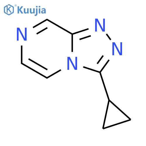 3-cyclopropyl-[1,2,4]triazolo[4,3-a]pyrazine structure