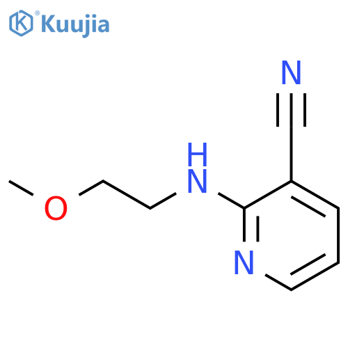 2-((2-Methoxyethyl)amino)nicotinonitrile structure