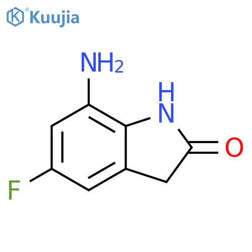 7-Amino-5-fluoro-1,3-dihydro-2H-indol-2-one structure