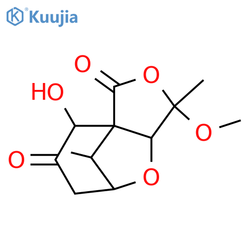 Massarilactone A; 3,11-Dihydro, 3S-methoxy, 9-ketone structure