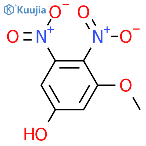 4,5-Dinitro-1,3-benzenediol; 3-Me ether structure