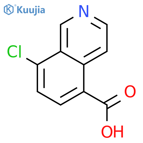 8-Chloroisoquinoline-5-carboxylic acid structure