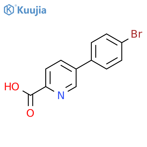 5-(4-Bromophenyl)picolinic acid structure