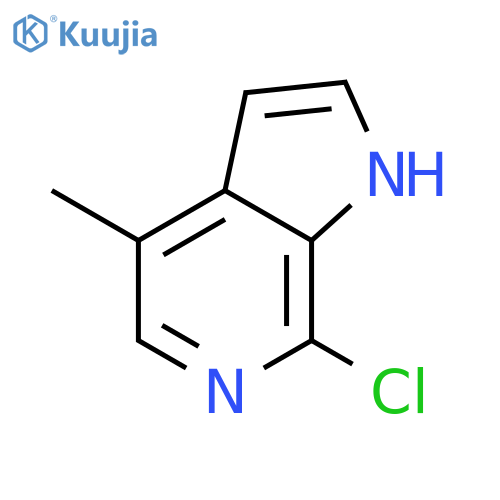 7-Chloro-4-methyl-1H-pyrrolo[2,3-c]pyridine structure