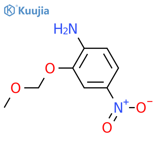 2-Methoxymethoxy-4-nitro-phenylamine structure