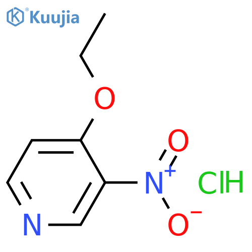 4-ethoxy-3-nitro-pyridine;hydrochloride structure
