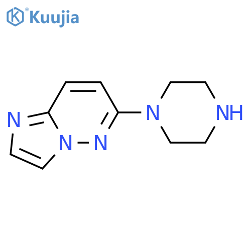 6-piperazin-1-ylimidazo1,2-bpyridazine hydrochloride structure