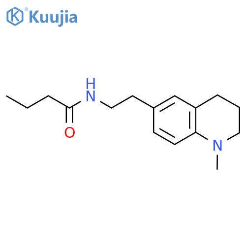 N-2-(1-methyl-1,2,3,4-tetrahydroquinolin-6-yl)ethylbutanamide structure