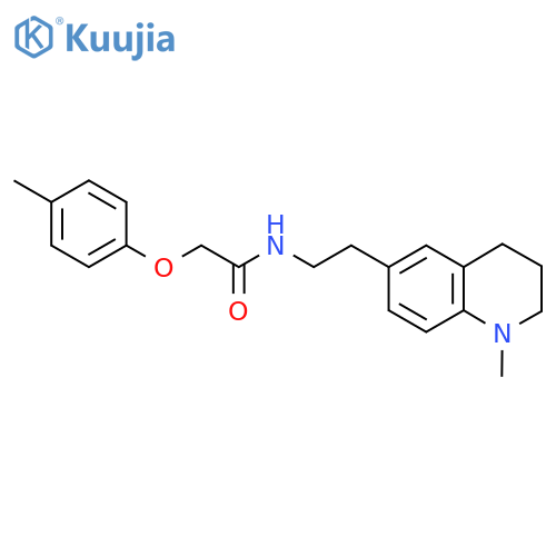 N-2-(1-methyl-1,2,3,4-tetrahydroquinolin-6-yl)ethyl-2-(4-methylphenoxy)acetamide structure