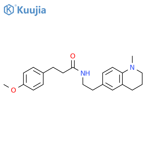 3-(4-methoxyphenyl)-N-2-(1-methyl-1,2,3,4-tetrahydroquinolin-6-yl)ethylpropanamide structure