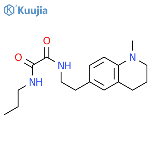 N'-2-(1-methyl-1,2,3,4-tetrahydroquinolin-6-yl)ethyl-N-propylethanediamide structure