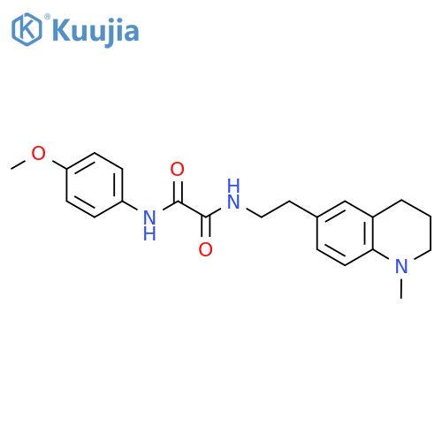 N'-(4-methoxyphenyl)-N-2-(1-methyl-1,2,3,4-tetrahydroquinolin-6-yl)ethylethanediamide structure