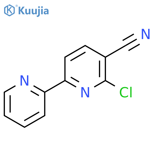 6-Chloro-2,2'-bipyridine-5-carbonitrile structure