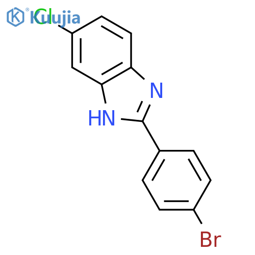 2-(4-Bromophenyl)-5-chloro-1h-benzodimidazole structure