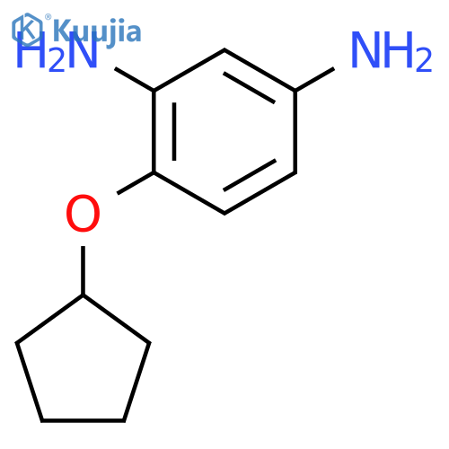 1,3-Benzenediamine, 4-(cyclopentyloxy)- structure