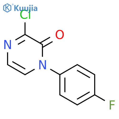 3-chloro-1-(4-fluorophenyl)pyrazin-2(1H)-one structure