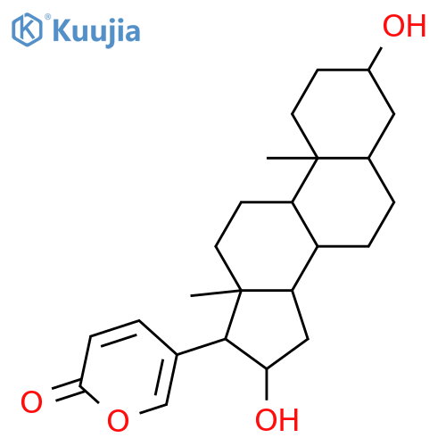 3,16-Dihydroxybufa-20,22-dienolide; (3β,5β,16β)-form structure