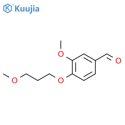 3-Methoxy-4-(3-methoxypropoxy)benzaldehyde structure