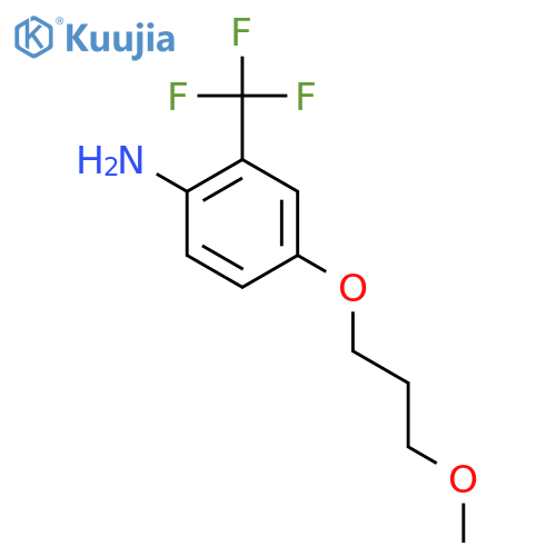 4-(3-Methoxypropoxy)-2-(trifluoromethyl)aniline structure