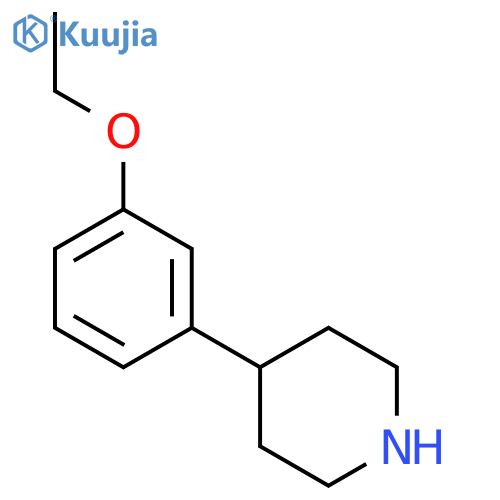 4-(3-ethoxyphenyl)piperidine structure