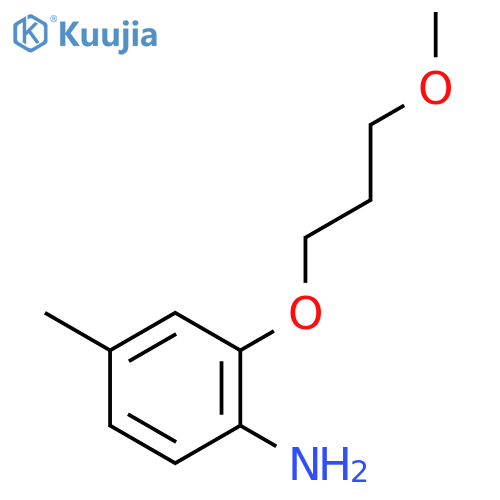 2-(3-Methoxypropoxy)-4-methylaniline structure