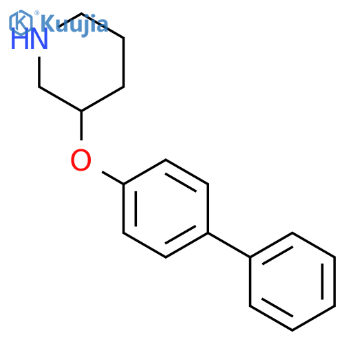 3-(4-phenylphenoxy)piperidine structure