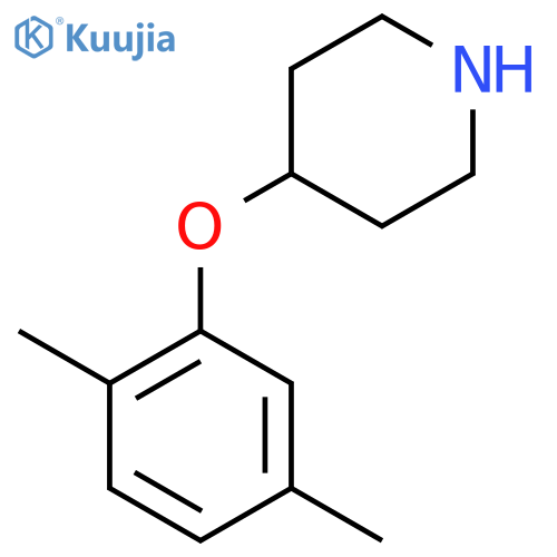 4-(2,5-Dimethylphenoxy)piperidine structure