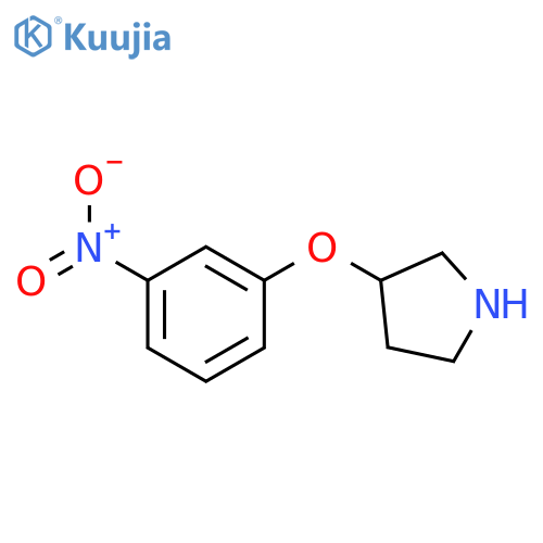 3-(3-NITROPHENOXY)PYRROLIDINE structure