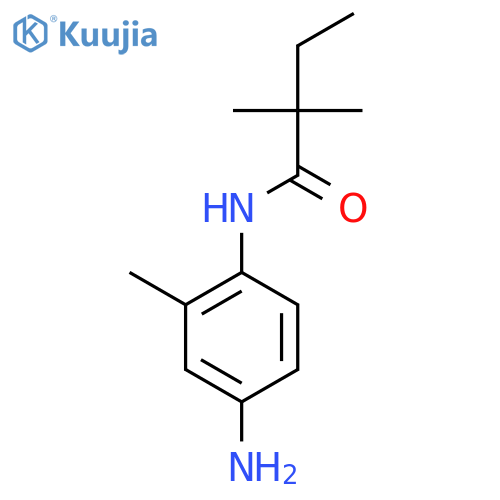 N-(4-amino-2-methylphenyl)-2,2-dimethylbutanamide structure