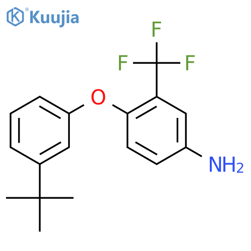 4-3-(tert-Butyl)phenoxy-3-(trifluoromethyl)-phenylamine structure