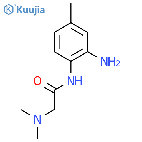 N1-(2-Amino-4-methylphenyl)-N2,N2-dimethylglycinamide structure