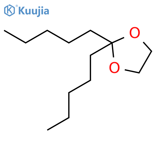 1,3-Dioxolane, 2,2-dipentyl- structure