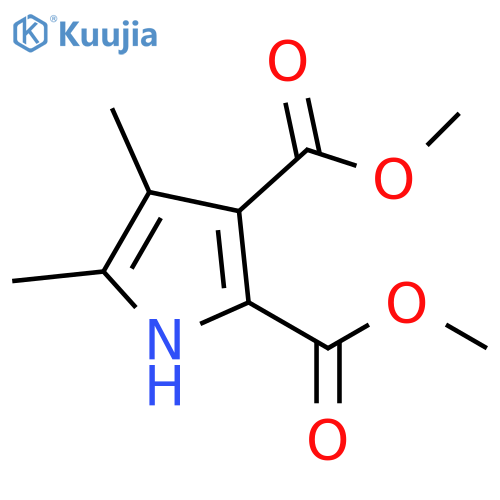 4,5-dimethyl-1H-Pyrrole-2,3-dicarboxylic acid 2,3-dimethyl ester structure
