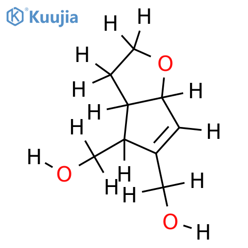 6alpha,7-bis(hydroxymethyl)-cis-2-oxabicyclo[3.3.0]oct-7-ene structure