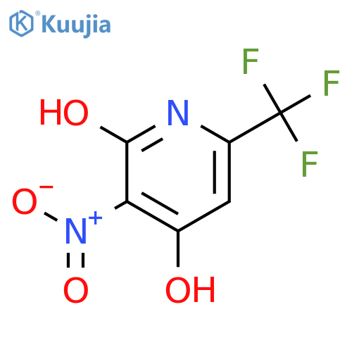 4-hydroxy-3-nitro-6-(trifluoromethyl)-1H-pyridin-2-one structure