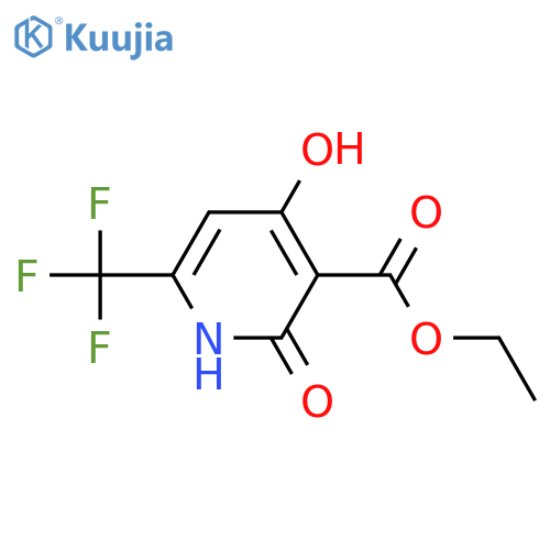 Ethyl 4-Hydroxy-2-oxo-6-(trifluoromethyl)-1H-pyridine-3-carboxylate structure