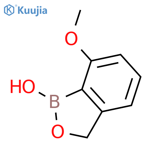 2-(hydroxymethyl)-6-methoxyphenylboronic acid dehydrate structure