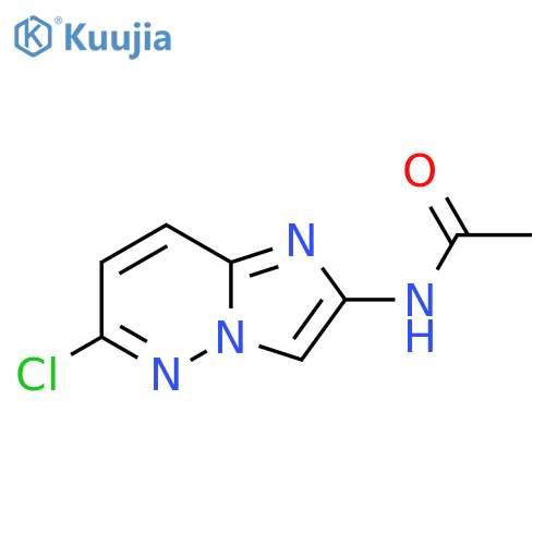 N-(6-Chloroimidazo1,2-bpyridazin-2-yl)acetamide structure