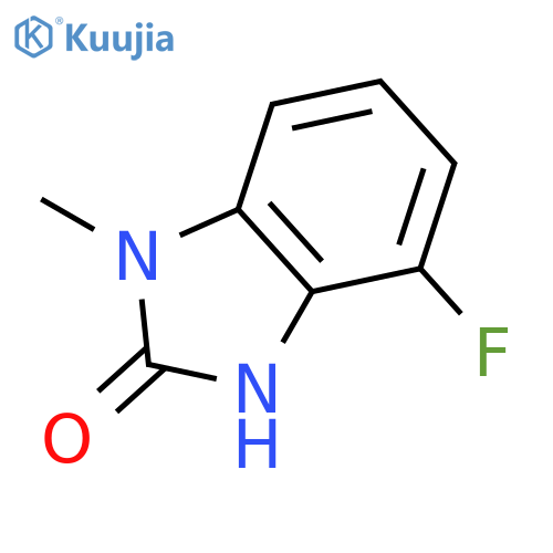 4-fluoro-1,3-dihydro-1-methyl-2H-Benzimidazol-2-one structure
