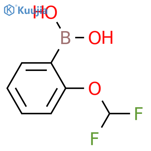 2-(Difluoromethoxy)benzeneboronic acid structure