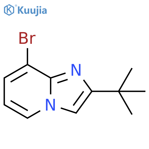8-bromo-2-tert-butylimidazo[1,2-a]pyridine structure
