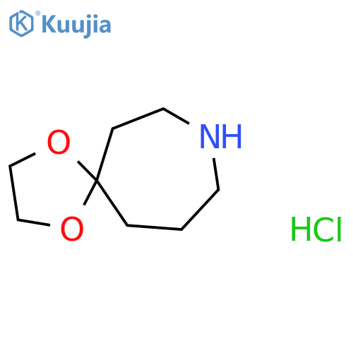 1,4-dioxa-9-azaspiro[4.6]undecane;hydrochloride structure