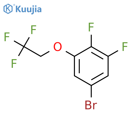 5-bromo-1,2-difluoro-3-(2,2,2-trifluoroethoxy)benzene structure