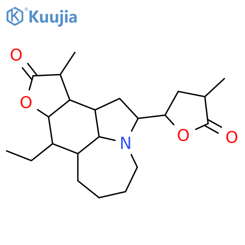 Tuberostemonine; 1,3,9a,11,15,18-Hexaepimer structure