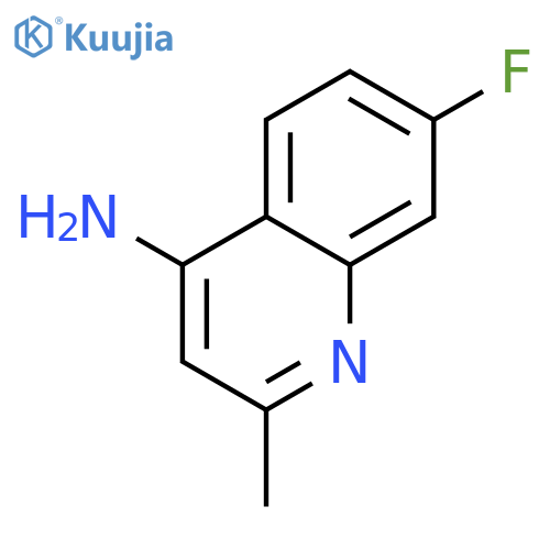 4-Amino-7-fluoro-2-methylquinoline structure