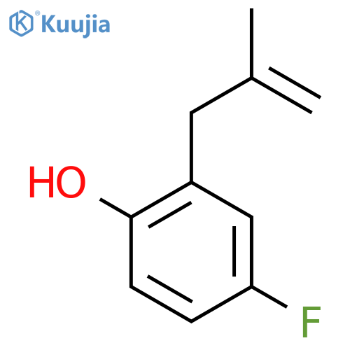 4-Fluoro-2-(2-methylallyl)-phenol structure