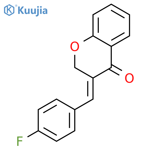 3-(E)-(4-Fluorophenyl)methylidene-2,3-dihydro-4H-chromen-4-one structure