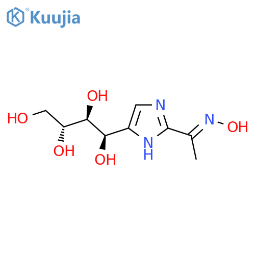1-(4-(1,2,3,4-Tetrahydroxybutyl)-1H-imidazol-2-yl)ethanone oxime structure